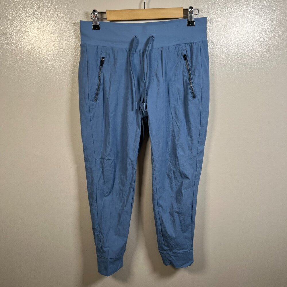 Athleta Dusty Blue Drawstring Jogger Pants